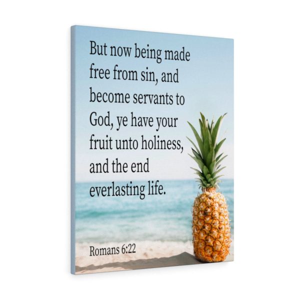 Scripture Canvas Fruit Unto Holiness Romans 6:22 Christian Bible Verse Meaningful Framed Prints, Canvas Paintings - Image 5