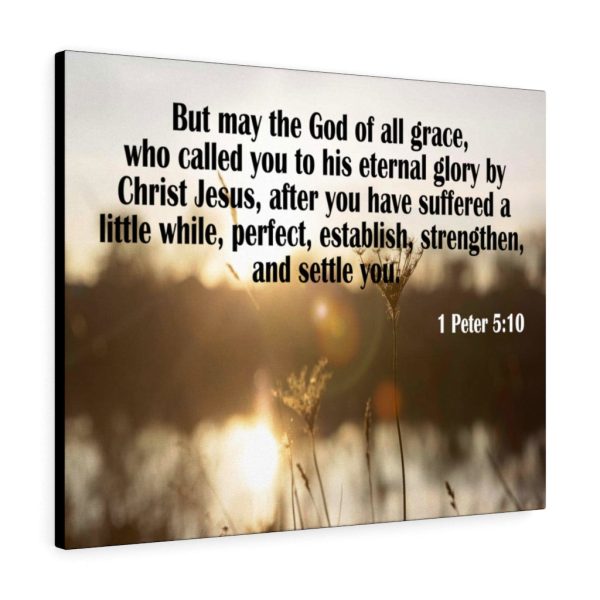 Scripture Canvas God of All Grace 1 Peter 5:10 Christian Bible Verse Meaningful Framed Prints, Canvas Paintings - Image 6