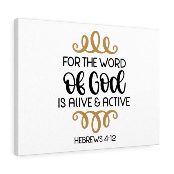 Scripture Canvas The Word Of God Hebrews 4:12 Christian Bible Verse Meaningful Framed Prints, Canvas Paintings - Image 8