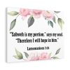 Bible Verse Canvas Yahweh is My Portion Lamentations 3:24 Christian Wall Art Scripture Ready to Hang Faith Print Framed Prints, Canvas Paintings - Image 3