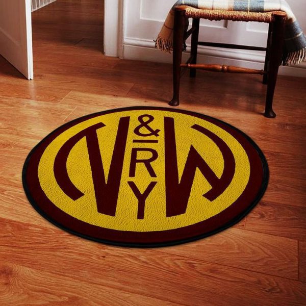 Norfolk Living Room Round Mat Circle Rug Norfolk And Western Railway