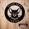 Chihuahua Dog Sign, Welcome Sign Dog, Entrance Sign, Wall Decor, Plasm - Image 2