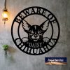 Chihuahua Dog Sign, Welcome Sign Dog, Entrance Sign, Wall Decor, Plasm