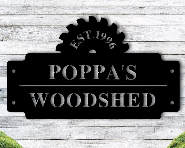 Personalized Garage Sign, Custom Shop Sign, Personalized Gift For Dad, - Image 2