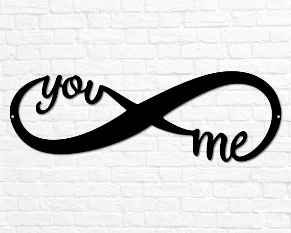 Metal Infinity Sign Decor Infinity You Me Sign Infinity Love Infinity