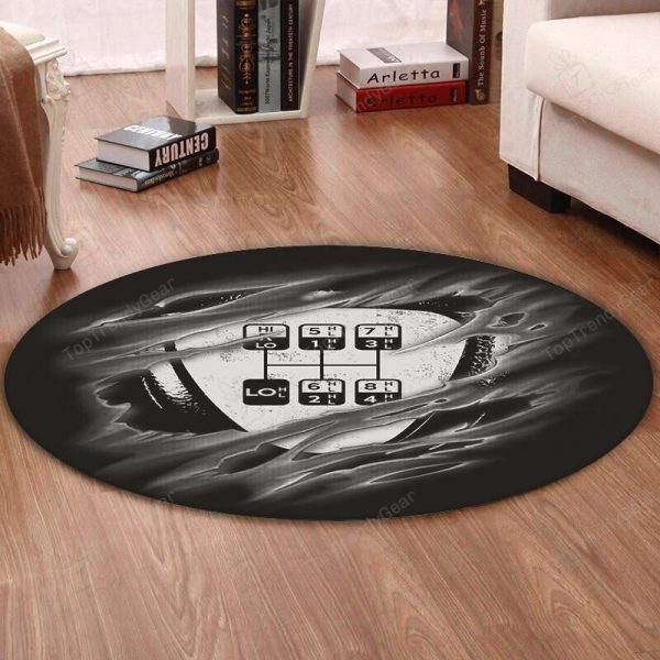 Truckdriver Living Room Round Mat Circle Rug Truck Driver - Image 4