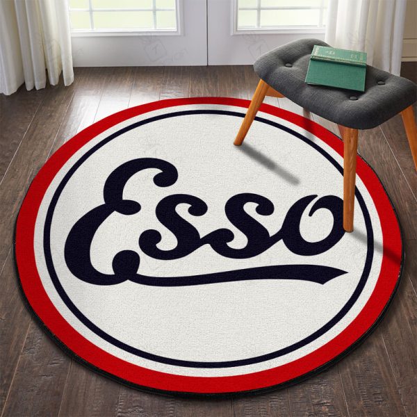 Hot Rod Gasoline Vintage Round Mat Round Floor Mat Room Rugs Carpet Outdoor Rug Washable Rugs