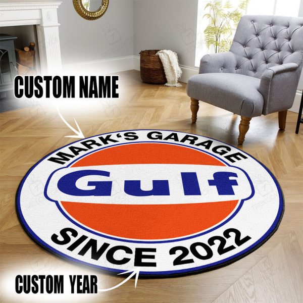 Personalized Hot Rod Garage Racing Round Mat Round Floor Mat Room Rugs Carpet Outdoor Rug Washable Rugs - Image 3