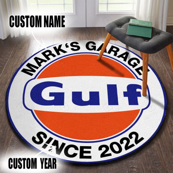 Personalized Hot Rod Garage Racing Round Mat Round Floor Mat Room Rugs Carpet Outdoor Rug Washable Rugs