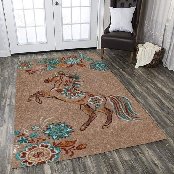 Horse Rectangle Rug Decor Area Rugs For Living Room Bedroom Kitchen Rugs Home Carpet Flooring Rs015966 Print