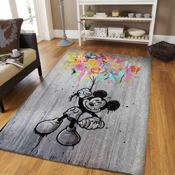 Mickey Disney 24 Rectangle Area Rugs Carpet For Living Room, Bedroom, Kitchen Rugs, Non-Slip Carpet Rp122219 Print